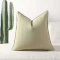 Axyaa Chenille Pillowcase Cojines Herringbone Throw Pillow Cover 50x50