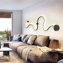 Axyaa Nordic Curve Wall Lamp for Living Room Bedroom Home Decor