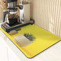 Axyaa Cactus Silicone Coasters Set for Kitchen Table - Absorbent Drying Mat