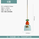 Axyaa Candy Glass Chandelier Pendant Light for Dining Room & Living Room