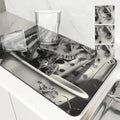 Axyaa Highland Kitchen Draining Mat, Quick Dry Bathroom Pad