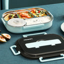 Axyaa Stainless Steel Insulated Lunch Box Set with Bag for Office Students Kids