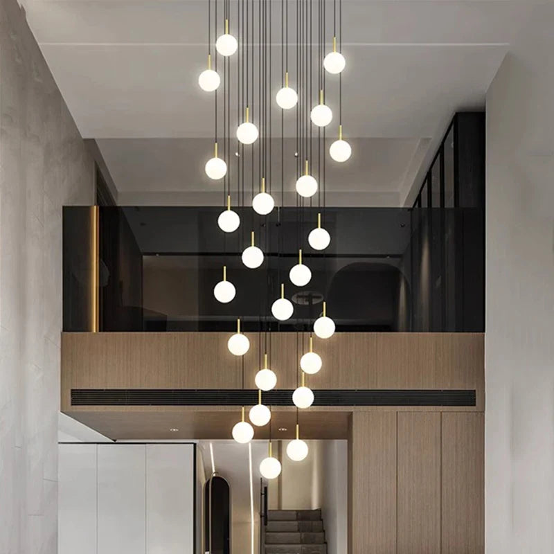 Axyaa Modern Bedroom LED Chandelier Indoor Lighting Pendant Lights