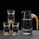 Axyaa 7-Piece Transparent Phnom Penh Wine Glass Set