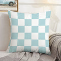 Axyaa Checkerboard Pillow Cases 45x45 Set of 2 Decorative Cushion Covers