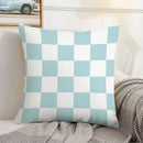 Axyaa Checkerboard Pillow Cases 45x45 Set of 2 Decorative Cushion Covers