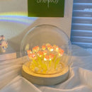 Axyaa Tulip Flower LED Night Light: Handmade Bedroom Decor & Birthday Gift