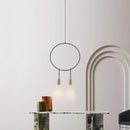 Axyaa Postmodern Metal Chandelier Restaurant Bedroom Bar Study Lamp