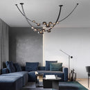Axyaa Salon Chandelier Pendant Lights Dining Room Ceiling Lamps Home Decor Fancy Indoor Lighting