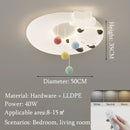 Axyaa Panda Bedroom LED Ceiling Lamp