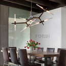 Axyaa Gold Luxury LED Chandelier for Home Decor