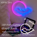 Moon Bat Neon Sign by Axyaa - USB/Battery Powered LED Sign for Wall Decor & Gift