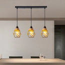 Axyaa Retro Tropical Pendant Light for Restaurant Bar Kitchen Bedroom Corridor Chandelier