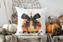 Axyaa Black Cat Vampire Halloween Pillow Cover for Sofa Bedroom Car.