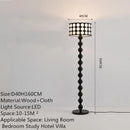 Axyaa Contemporary Luxury Floor Lamp: American Retro Art LED Standing Light for Home, Hotel