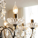 Axyaa Crystal Candle Chandeliers: Elegant Art Home Decor Ceiling Pendant Lights