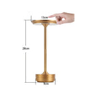 Axyaa Wireless LED Desk Lamp Portable Dimming Touch USB Reading Lamp