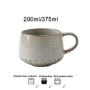 Axyaa Ceramic Ball Cup: Japan Style Retro Coffee Mug, Home Office Drinkware