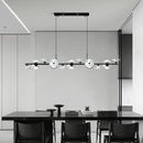 Axyaa Gold Glass Ball Pendant Chandelier for Bedroom Living Rooms Restaurant Lighting