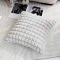 Axyaa Soft Fringed Chenille Pillow Cover with Tree Animals Print