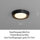Axyaa LED Ceiling Light: White Black Room Lamp Home Decor Lighting