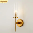 Axyaa Modern LED Glass Wall Lamp for Hotel Home Decor & Lighting