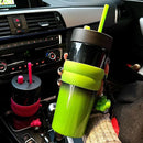 Axyaa 710ml Stainless Steel Car Thermos Cup Vacuum Insulated Coffee Mug Straw Cup
