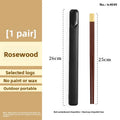 Axyaa Solid Wood Chopstick Set - Premium Chinese Household Cutlery Box