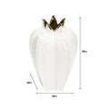 Axyaa Platinum Ceramic Vase: Simple Hammer Pattern, Light Luxury Decor, High-End Design