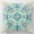 Axyaa Floral Landscape Square Pillowcase