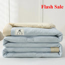 Axyaa Solid Color Simple Summer Quilt | Lightweight Air Conditioner Quilt for Dormitory