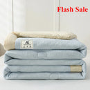 Axyaa Solid Color Summer Quilt: Double Spell Simple Quilt for Dormitories