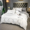 Axyaa Embroidered Duvet Cover Set | Soft & Skin-Friendly Bedding for Queen & King Beds
