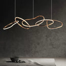 Axyaa Light Luxury Lamp Modern Stainless Steel Bar Island Restaurant Décor