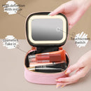 Axyaa LED Light Makeup Bag & Jewelry Organizer