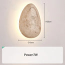 Axyaa Nordic Yellow Cave Stone Wall Lamp for Living Room and Bedroom