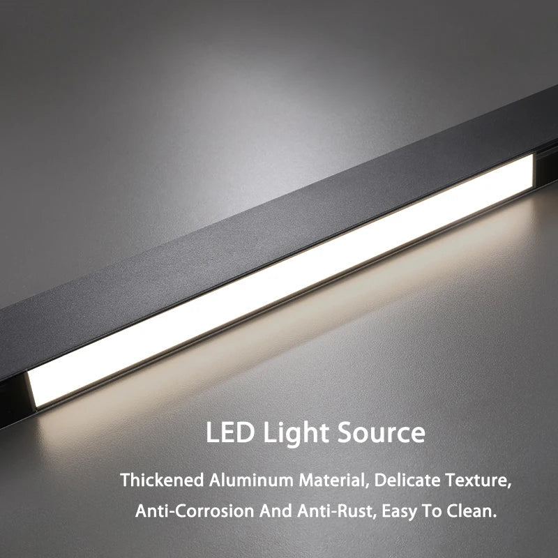 Axyaa Long Linear LED Ceiling Lamp for Minimalist Living Room, Bedroom, and Dining Room