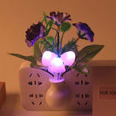 Axya LED Floral Lamp Ornament with 3 Bulbs and Artificial Flowers