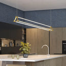 Axyaa Brass Pendant Light: Modern Minimalist Dining Table Lamp