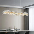 Axyaa Gold Aluminum Villa Chandelier for Indoor Lighting