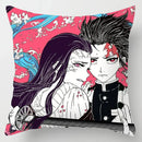Axyaa Demon Slayer Kimetsu No Yaiba Pillowcase - Kamado Tanjirou Tomioka Giyuu Decor