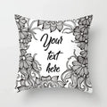 Axyaa Black and White Nordic Style Car Pillowcase Sofa Pillow Cover