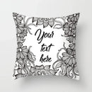 Axyaa Black and White Nordic Style Car Pillowcase Sofa Pillow Cover