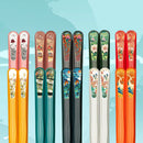 Axyaa Non-Slip Chopsticks Set - Reusable Chinese Tableware Kitchen Gift