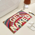 Axyaa Rainbow Get Naked Bathroom Rug Set