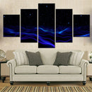 Surreal Night Sky Landscape Wall Art by Axyaa - 5 Piece Canvas Poster Painting