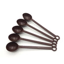 Axya 10-100pcs 10g Plastic Long Handle Measuring Spoon for Baking and Coffee