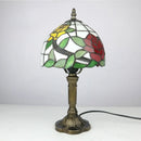 Axyaa Dragonfly Tiffany Glass Table Lamp for Home Decor