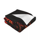 Axyaa Cute Gorilla Tag LAVA Monkey Throw Blanket - Soft and Cozy Blankets