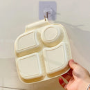 Axyaa Divided Dinner Plate - Stackable Portion Control Plate with 4 Compartments